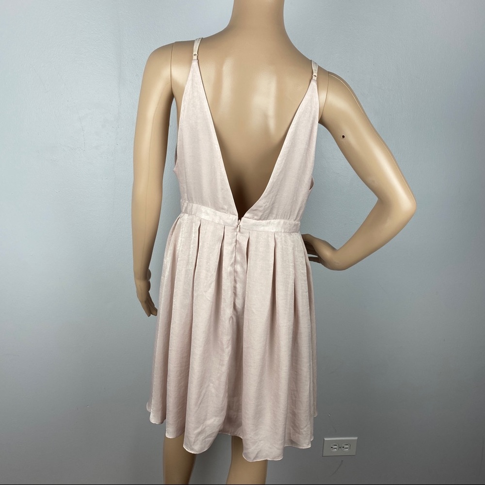 NEW FREE PEOPLE SPAGHETTI STRAP FIT & FLARE DRESS - Picture 7 of 8